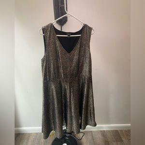 Torrid, shimmery silver dress, 16